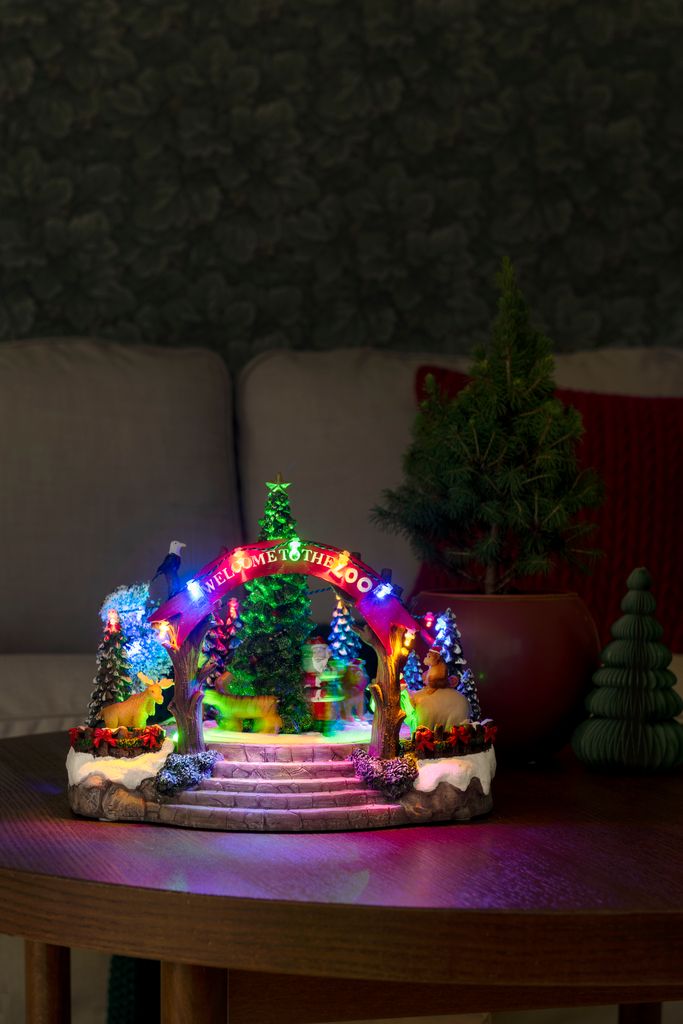 Konstsmide LED Weihnachtszoo, Szenerie mit
