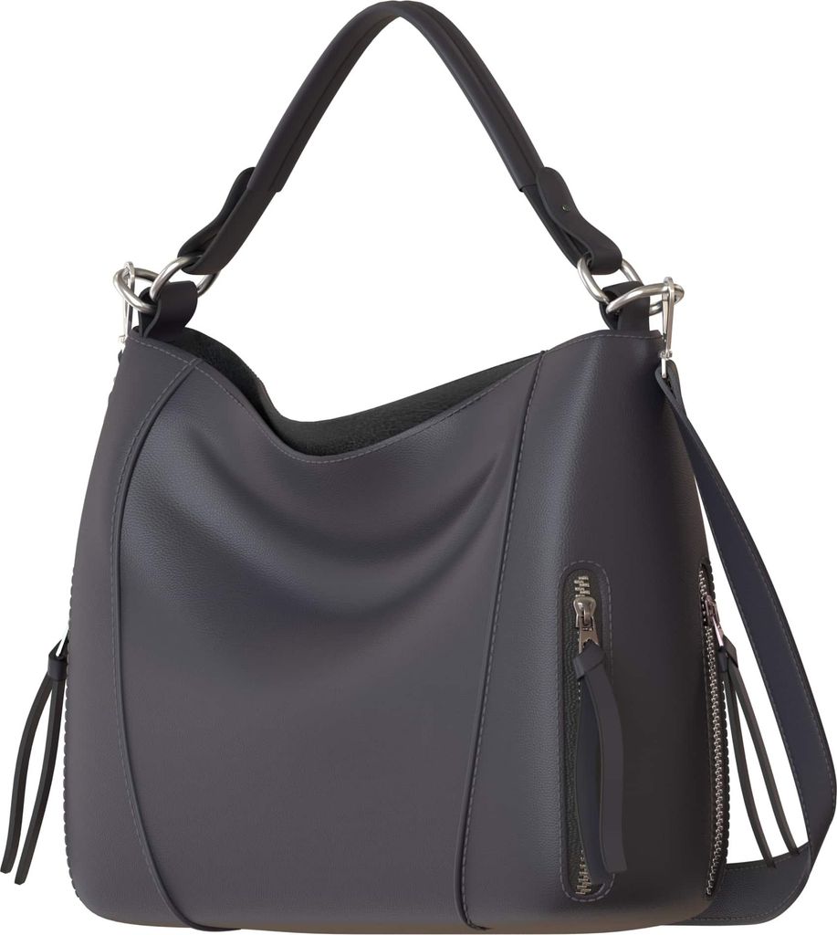 Damen Shopper Hand Henkel Tasche  30627 D. Blue Produktbild 