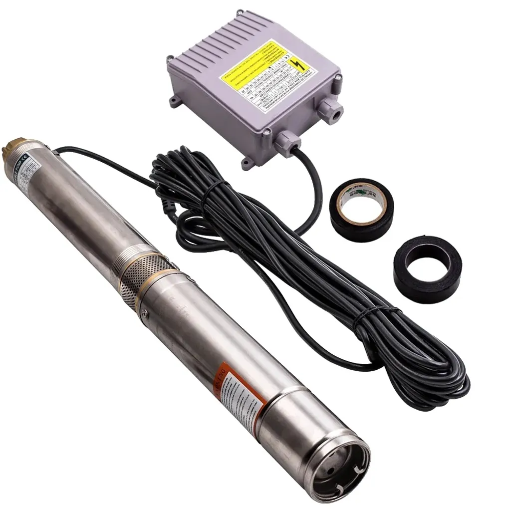 Pompe pour puits profonds en acier inoxydable - Débit de 3800 l/h