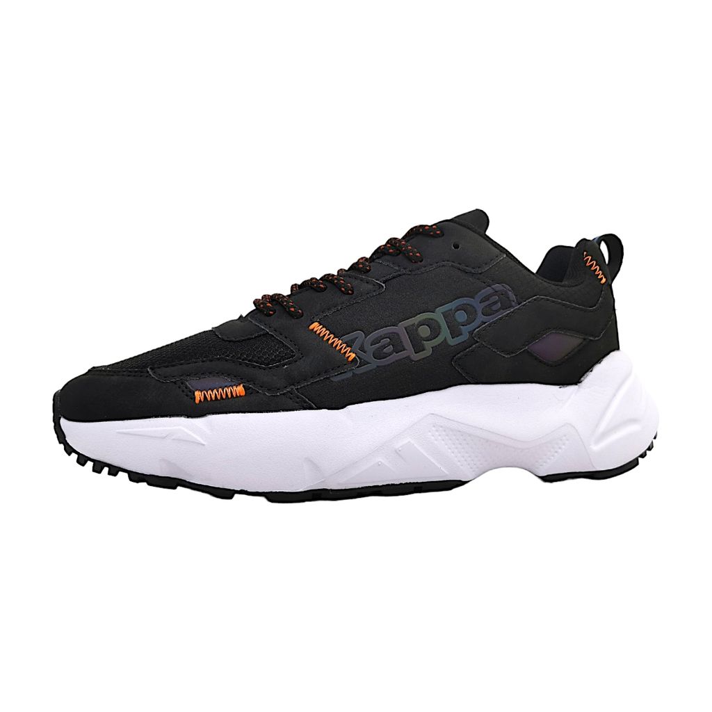 Kappa Sportschuhe Herren Laufschuhe Schwarz Freizeit, Schuhgröße:40 EU