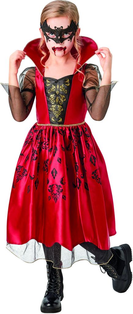 Kids Deluxe Vampiress Costume - M Produktbild 