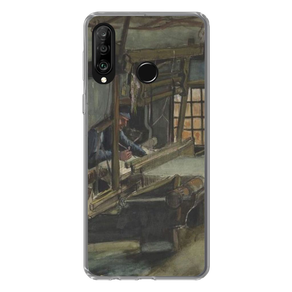 MuchoWow Handyhülle Schutzhülle Hülle für Huawei P30 Lite Weber - Vincent van Gogh Silikon Softcase Handy Hülle - Handyhülle