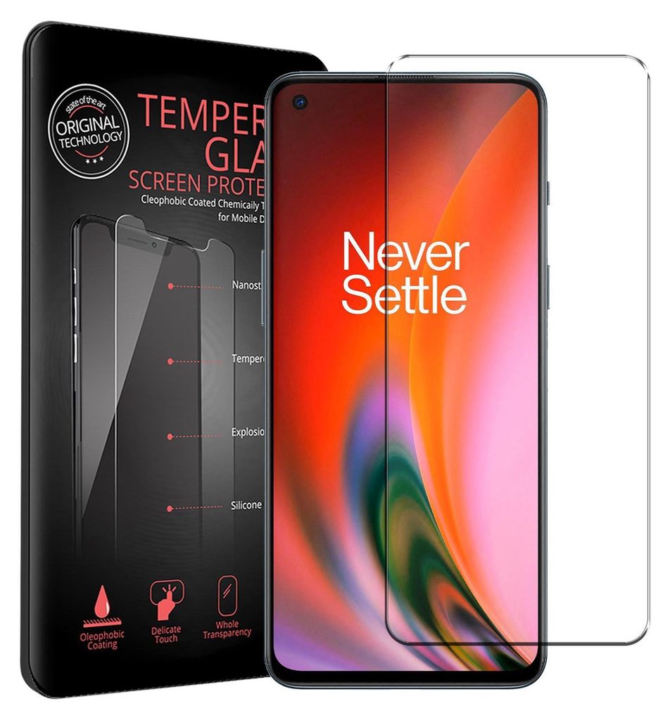2x Schutzfolie für OnePlus Nord 2 5G Handyfolie Panzer Produktbild 