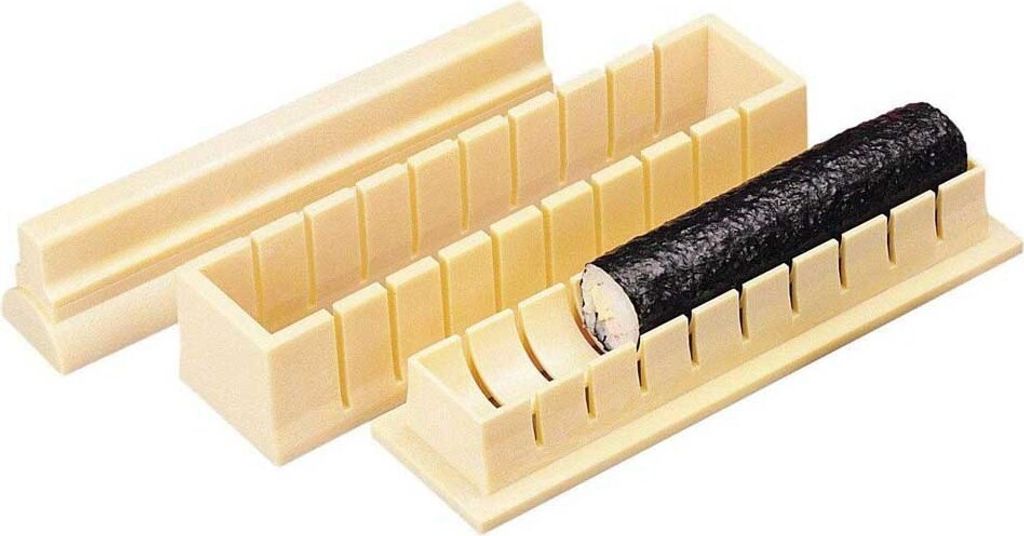 Krajalnica do sushi Ibili, plastikowa, 22 cm, beżowa Zdjęcie produktu 