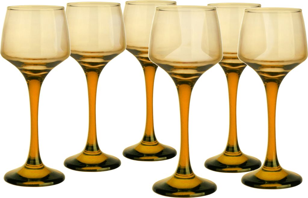 Glasmark Krosno Schnapsgläser 6er Set 75 ML Gläser Set Für Schnaps Vodka Glas Shots Likör Schnapsglas Shotgläser Likörgläser Geschenkset Wod...