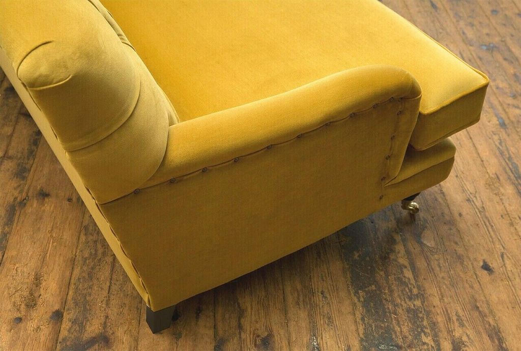 Sofa 3 Sitzer Couch design Chesterfield Sitz Garnitur Leder Textil Polster Neu
