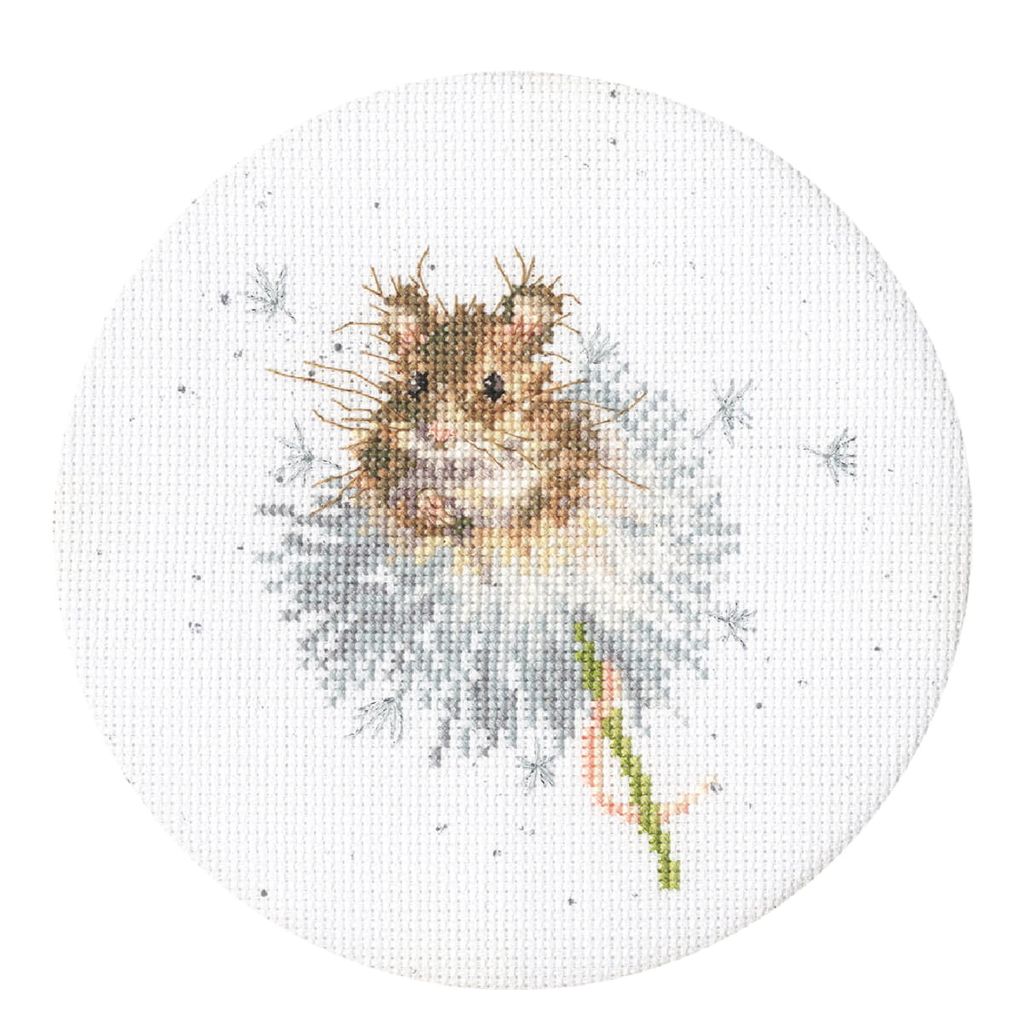 Bothy Threads Stickset "Dandelion Clock", Artikelnummer XHD117P, Durchmesser 15 cm, zum Selbst gestalten