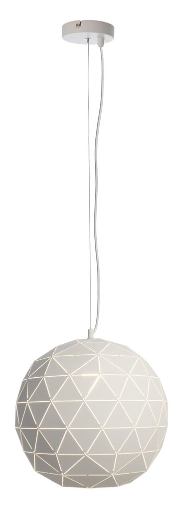 Deko-Light 342130 Pendelleuchte Asterope rund 400 , Weiß-matt