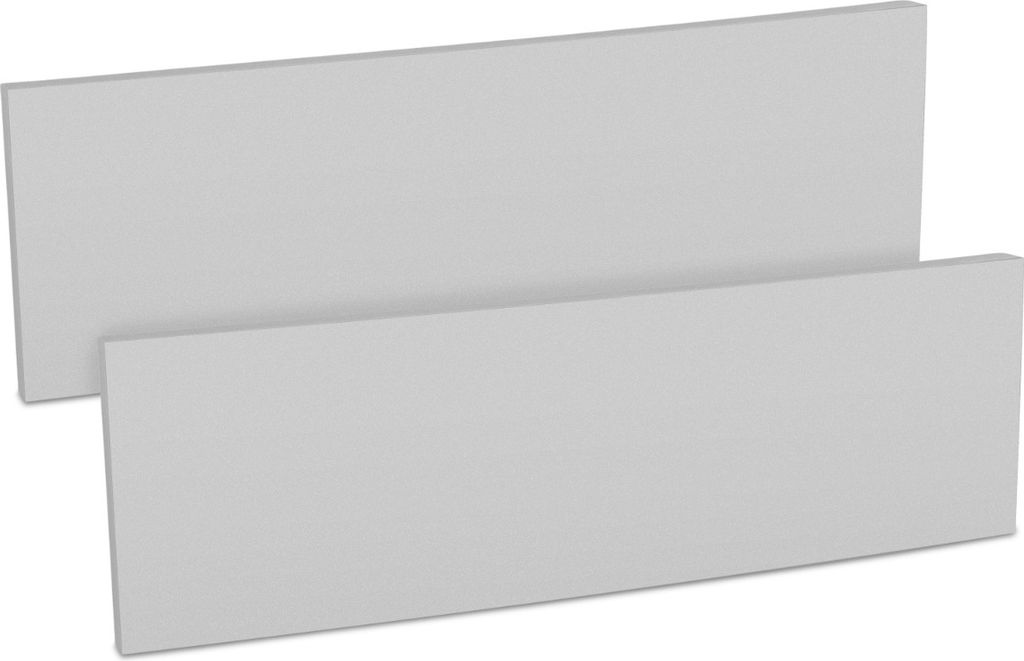 kwmobile 2x Auto Türkantenschutz Wandschutz - 40x12x1,5cm - Autotür Schutz Garage Set selbstklebend - Garagenwand Türkantenschoner in Dunkelgrau
