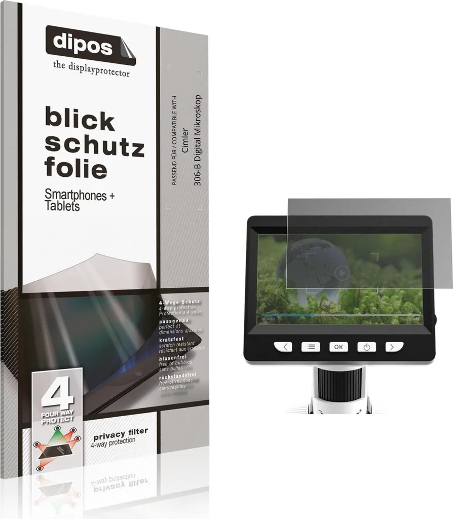 Pellicola Privacy Cimler 306-B | Protezione Schermo 4 Lati dipos