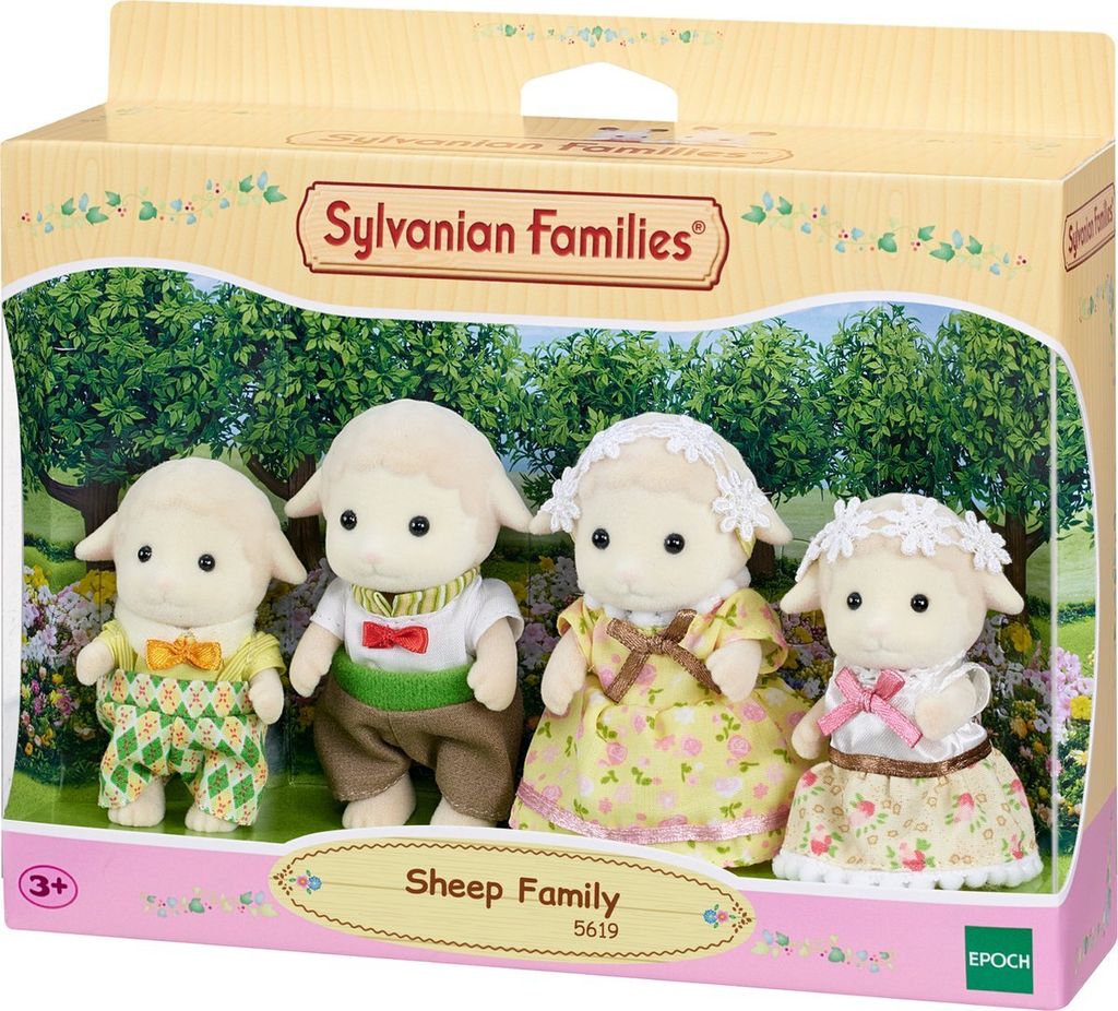 EPOCH Sylvanian Families 5619 Schaf Familie (Figuren 6-8cm) Produktbild