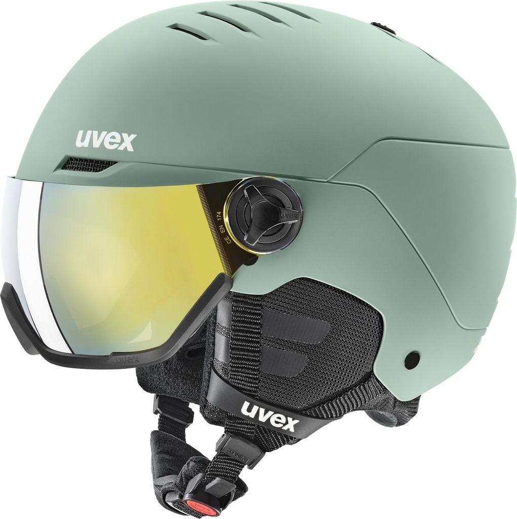 uvex instinct visor, Skihelm Unisex-Volwassene, navy mat, 53-56 cm