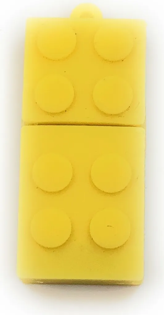 Onwomania Yellow Building Block Toy Funny USB Stick 16 GB USB 3.0 - 1