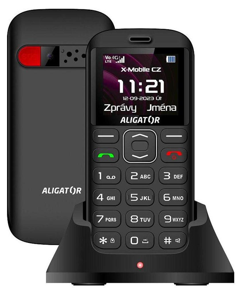 ALIGATOR A720 4G Sen.černý + stol.nab. Zdjęcie produktu 