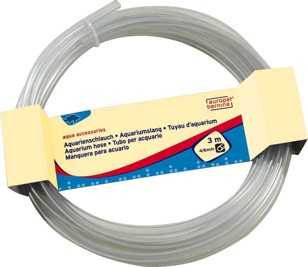 Aqua Della Luftschlauch transparent 4/6 mm / 3 m