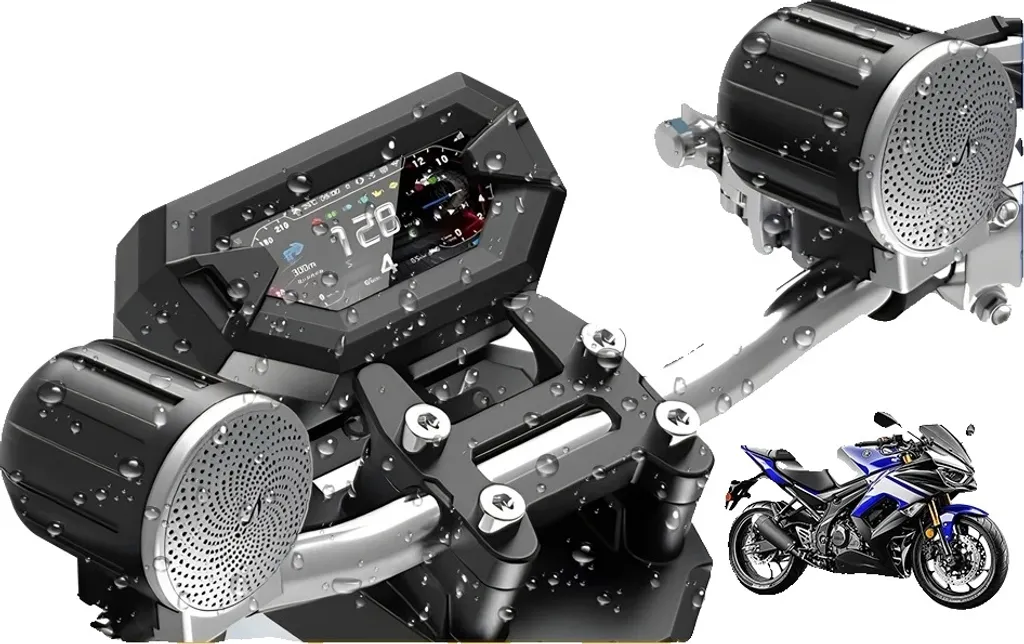 Haut-parleur moto pour road-trip musical et navigation GPS claire