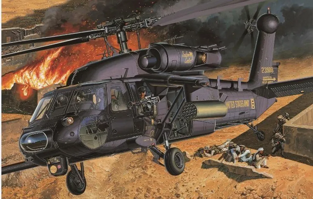 Maquette à monter Hélicoptère AH-60L DAP 1:35 - Kit Militaire 12115