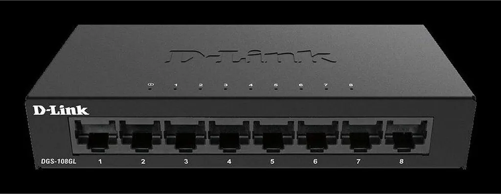 Commutateur Gigabit DGS-108GL pour télétravail et streaming 4K stable - 5