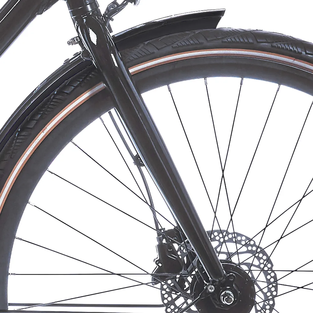 Fourche de Vélo Rigide Cortina Mozzo DB Frein à Disque Coloris Marron