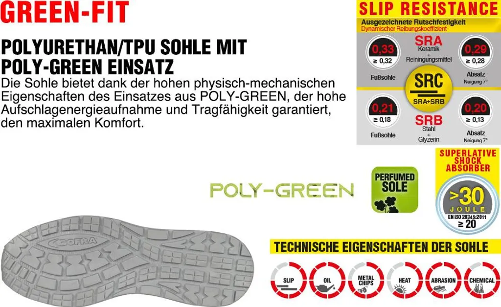 Chaussures de sécurité Boa Cofra IDROPET S3 SRC ESD recyclées taille 41 - 6