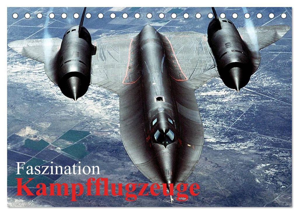Faszination Kampfflugzeuge (Tischkalender 2027 DIN A5 quer), CALVENDO Monatskalender