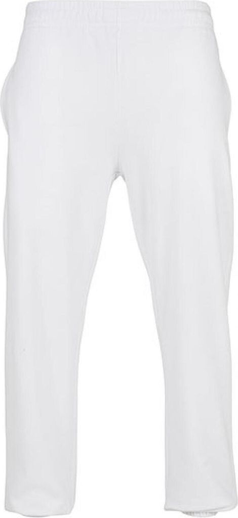 Build Your Brand Basic BB002 | Basic Sweatpants Regular Fit / Jogging Hose Unisex - Farbe: White - Größe: XS