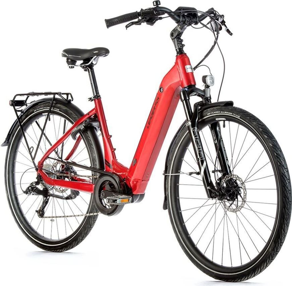 28 Zoll E-Bike Leaderfox SAGA Elektro Fahrrad Pedelec Samsung 504 Wh 14Ah Bafang Rot