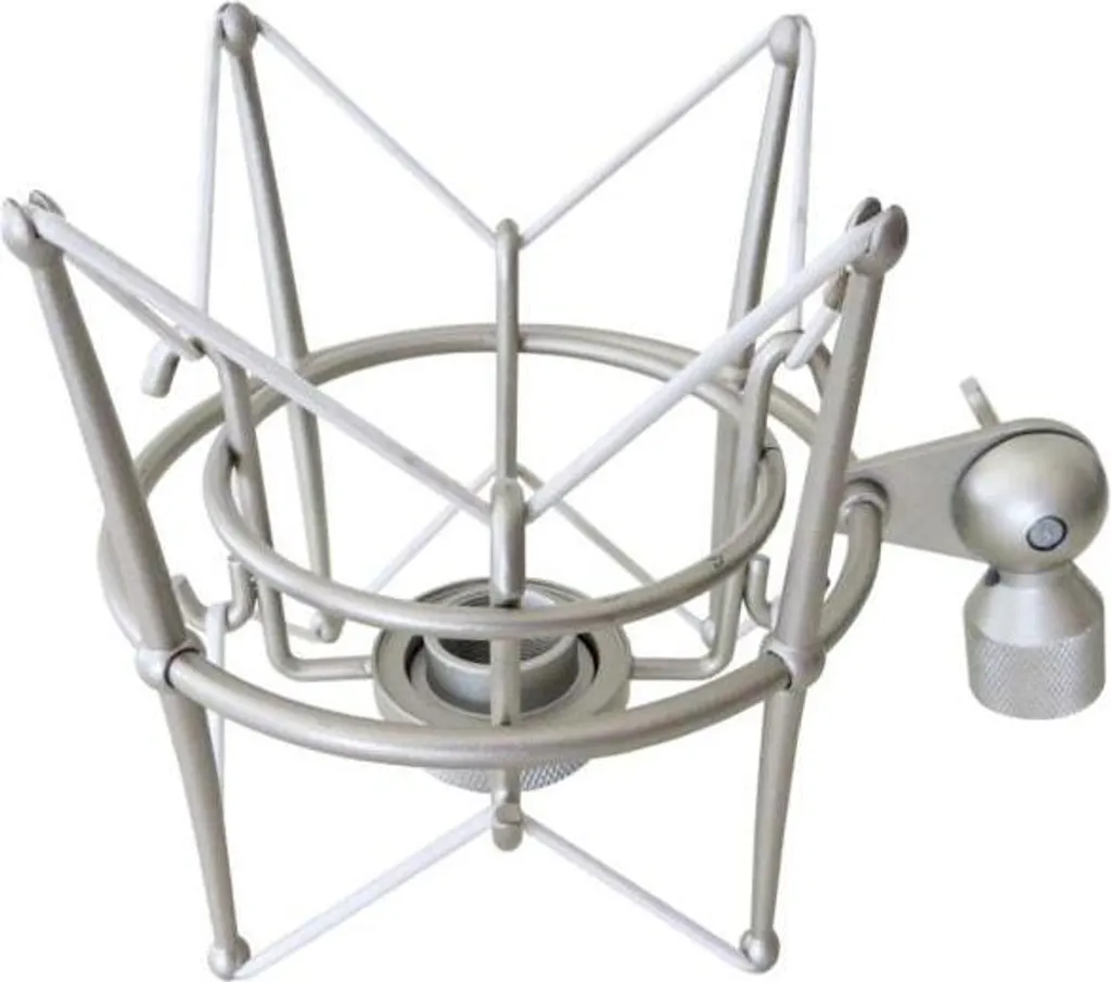 Keepdrum MS089SV Shockmount Argento per Microfoni + Cavo XLR - 2
