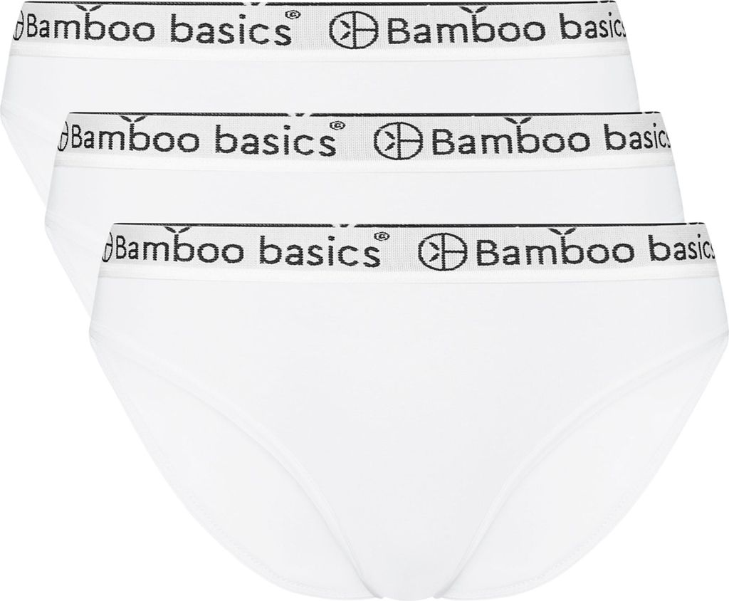 Bamboo Basics Slip Yara - White - 3-Pack, Farbe:White, Größe:S
