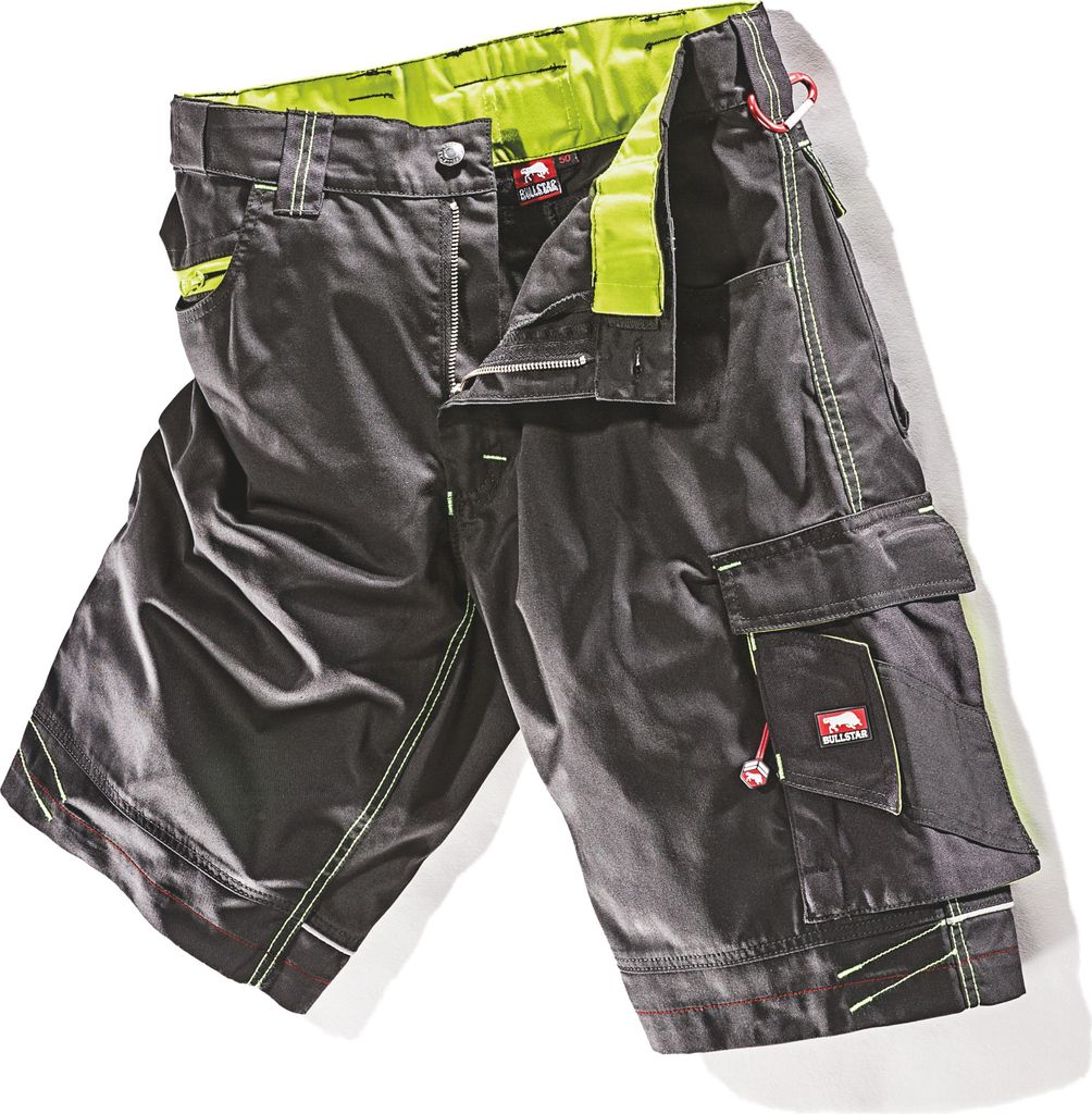 Bullstar Arbeitsshort ULTRA (Farbe schwarz, Größe 58, mit easy-more-Dehnbund)