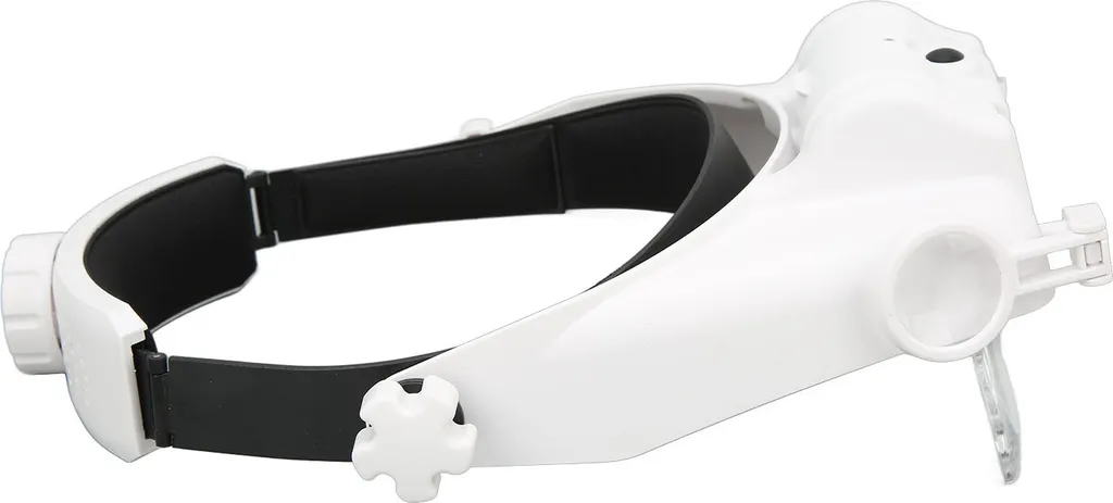 Loupe de tête ajustable à LED pour travaux de précision et bricolage