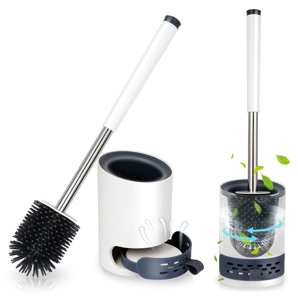 EINFEBEN Silikon Toilettenbuerste WC WC Buerste mit Produktbild 