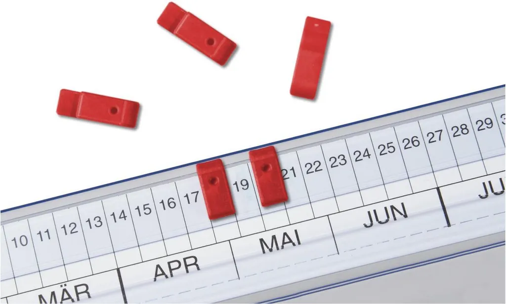 EICHNER 9035-00200 Signal 5mm rouge - Plot de marquage précis en plastique