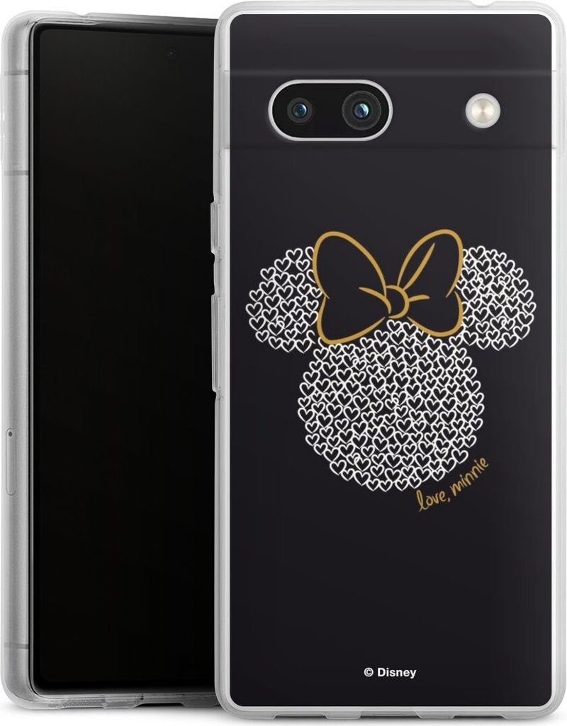 DeinDesign Handyhülle für Google Pixel 7a Silikon Hülle Case Smartphone Schutzhülle Disney Minnie Mouse Muster