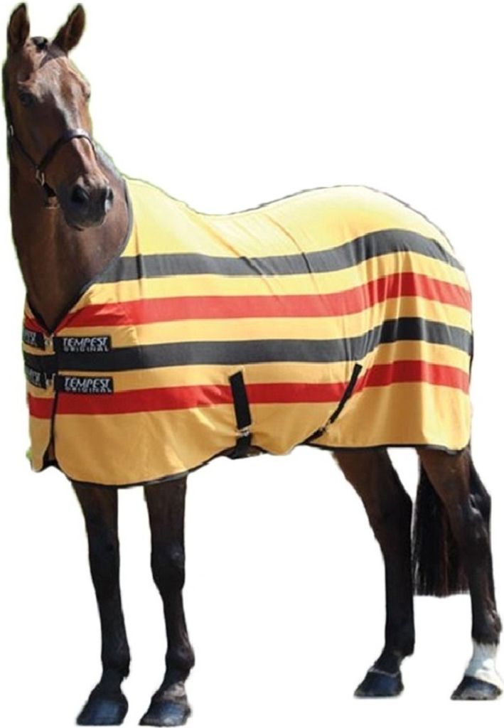 Tempest - "Original Newmarket" Standard Fleece-Pferdedecke ER1103 (175cm) (Gelb/Schwarz/Rot)