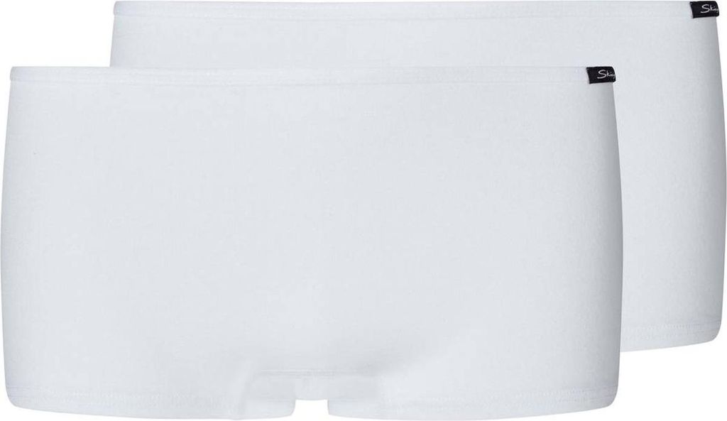 SKINY Mädchen Pants, 2er Pack - Boyleg Shorty, Unterhose, Baumwolle Stretch Weiß 164