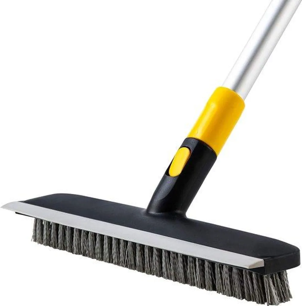 Brosse de nettoyage télescopique 56'' 2 en 1 à poils durs robuste