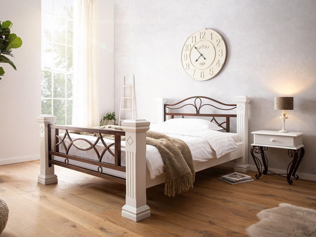 Bett Byzanz 180x200 weiß