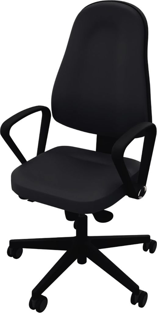 NowyStyl Bürodrehstuhl Bizzi Armlehne schwarz/schwarz Produktbild 