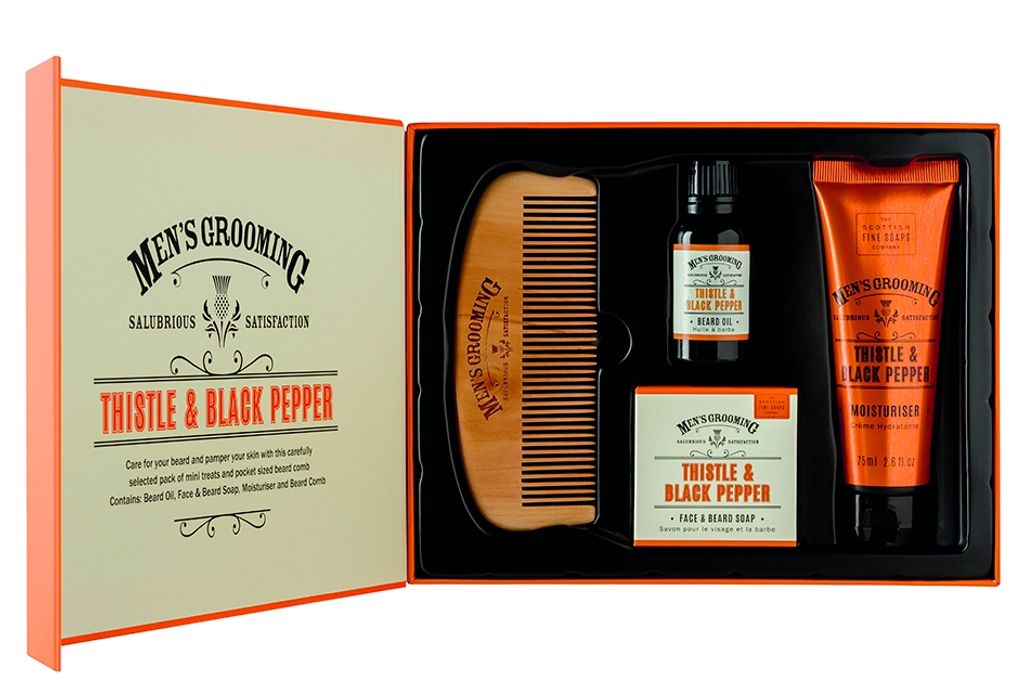 Scottish Fine Soaps Set Men's Grooming Thistle & Black Image du produit 