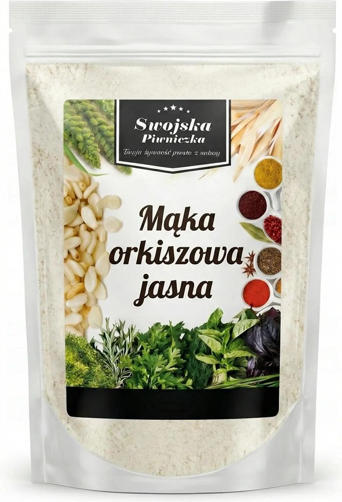 Helles Dinkelmehl POLEN 100 % DINKEL 1 kg Swojska Piwniczka