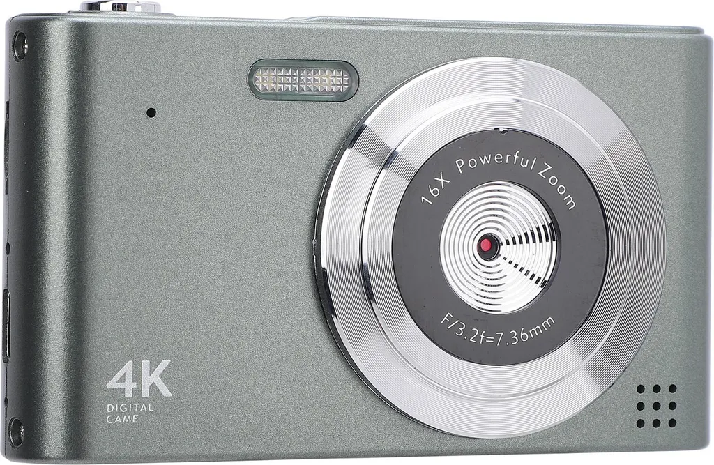 Appareil photo numérique 4K 48MP avec Zoom x16 et Écran IPS 2,4 pouces Vert