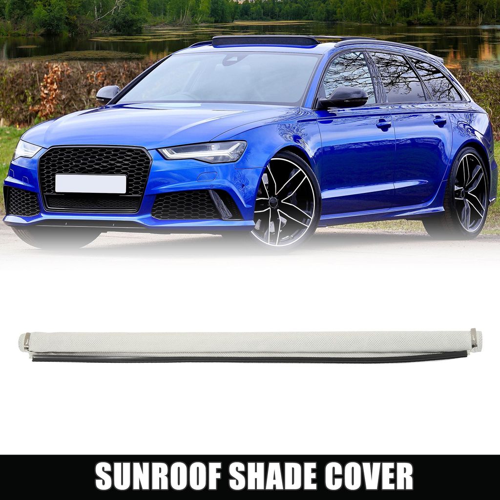 Stoff Schiebedach Sonnenschutz Sonnenschutz Abdeckung 1K9877307B Grauer Stoff für Auto