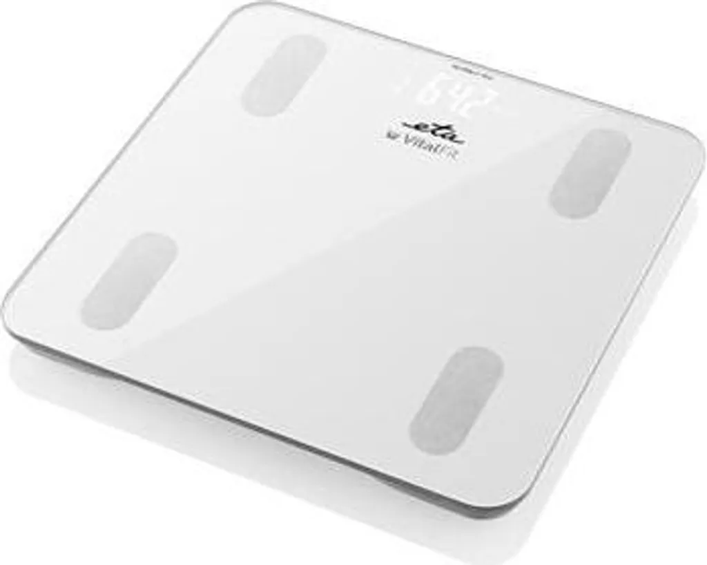 Pèse-personne précis pour suivi minceur Eta Rectangle Blanc Electronique