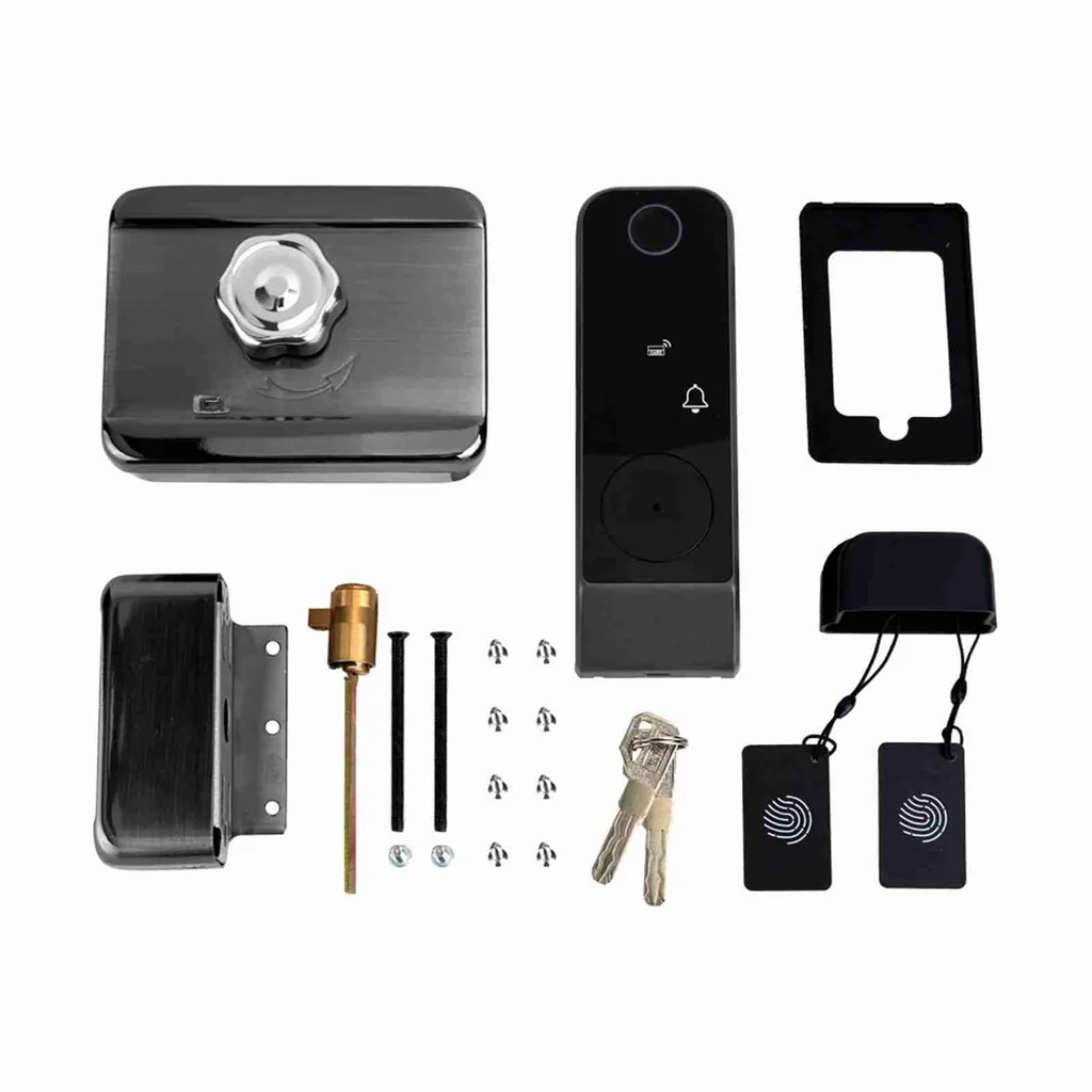 Serrure de porte intelligente à empreinte digitale et code - Modèle X5