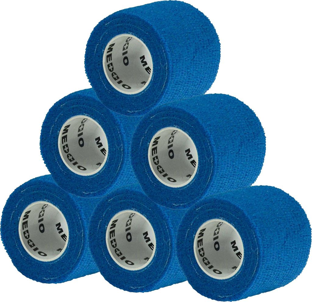 1/3/6 Haftbandagen Größe+Farbe wählbar - selbsthaftende Bandage