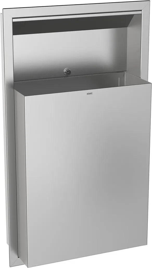 KWC RODAN Corbeille à Papier Encastrée Inox 23L RODX605 408x690x169mm