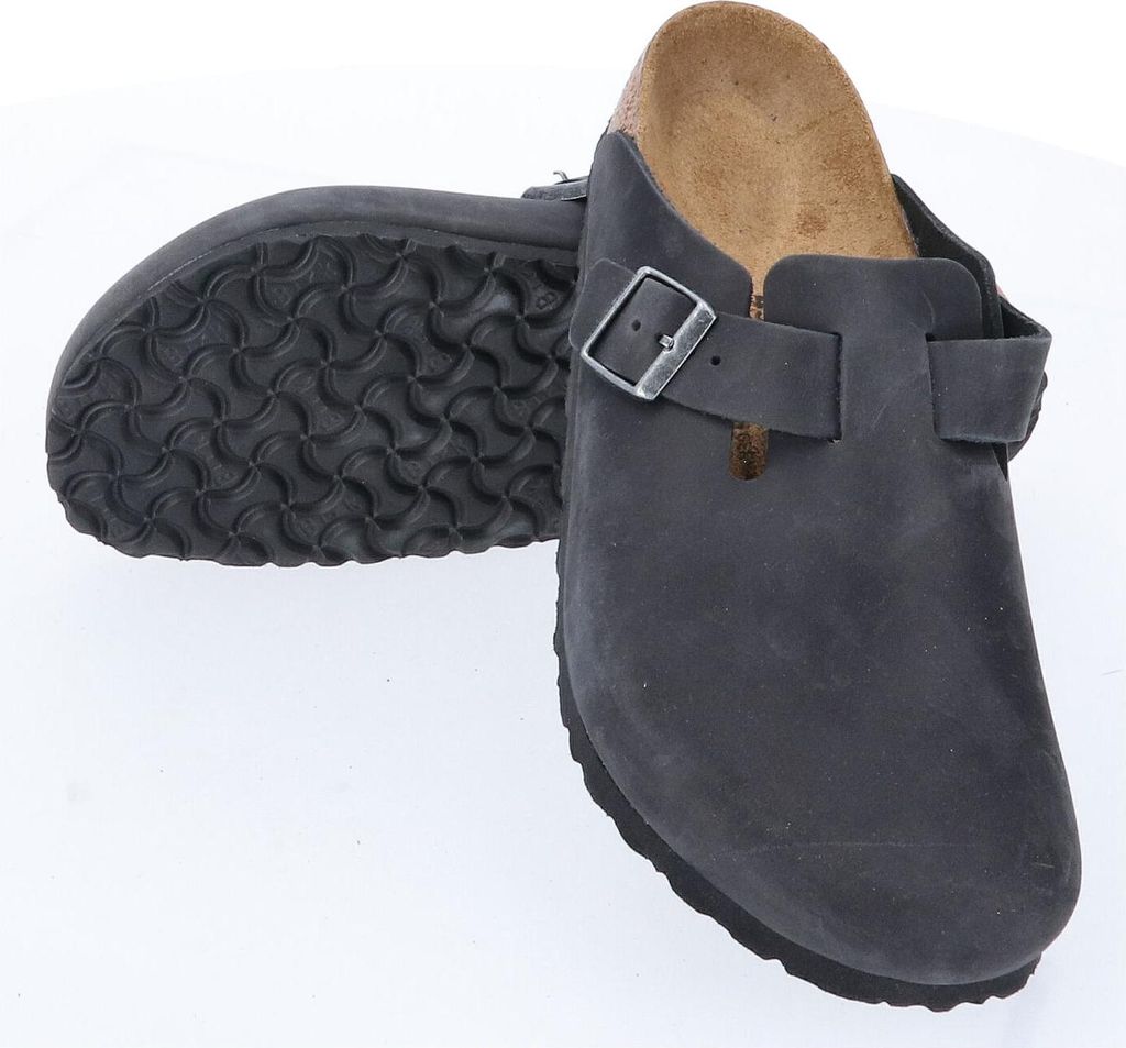 Birkenstock Boston Kunstleder Schwarz Normalfußbett - Produktbild 