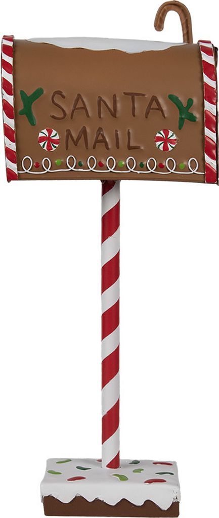 Clayre & Eef Weihnachtsdekoration Briefkasten 14x8x37 cm Produktbild 