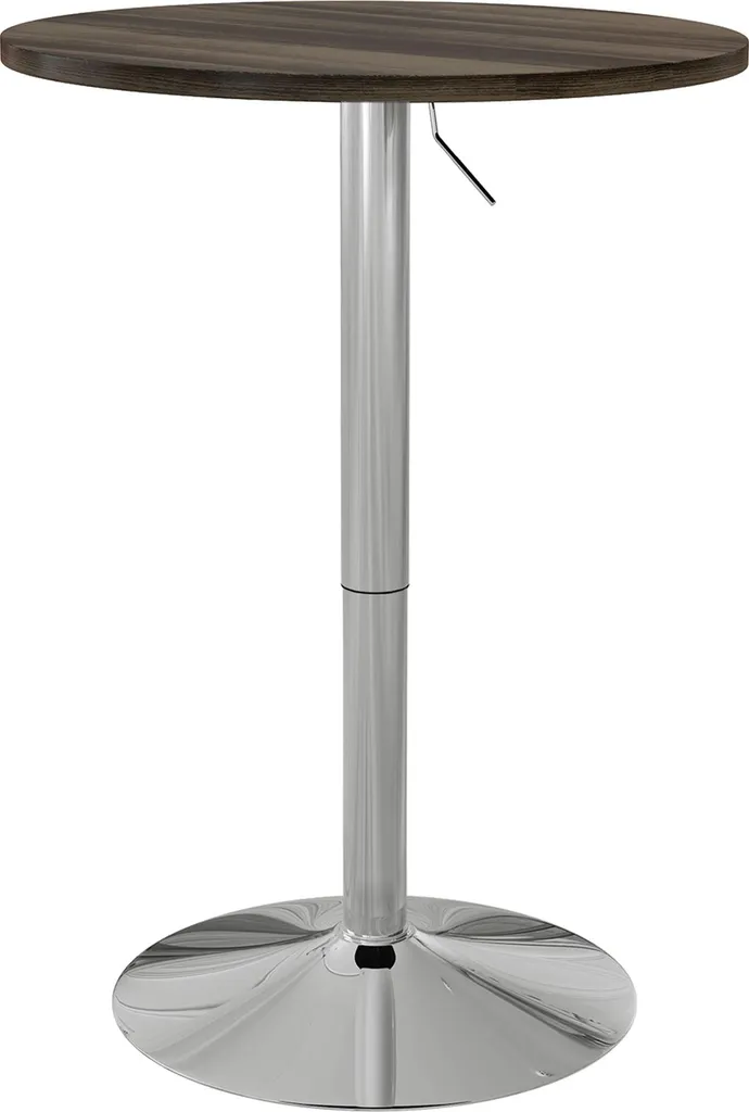 Table bar ronde stable 91 cm pour 4 personnes idéale pour petits repas